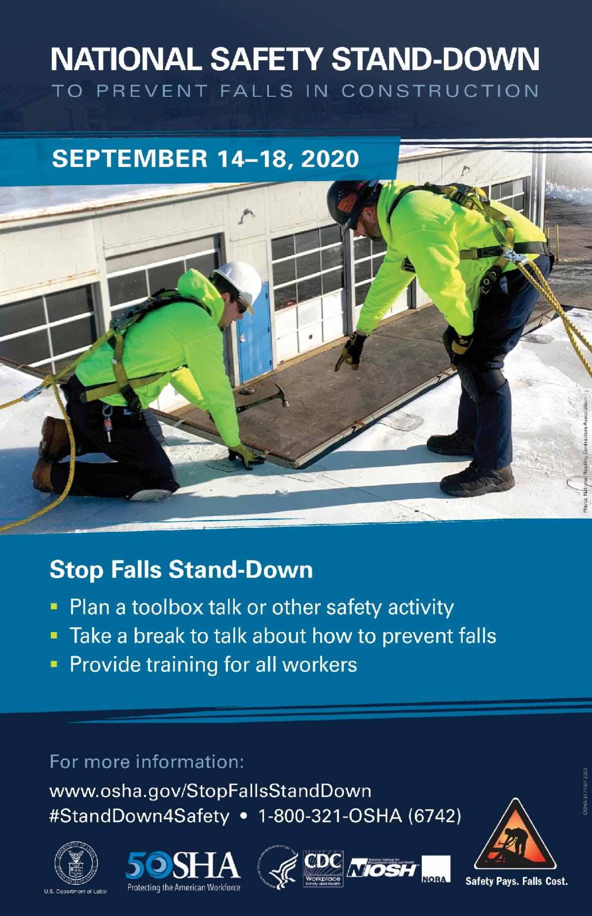 National Safety StandDown to Prevent Falls in Construction Local